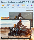 Wixzet Monitor portátil de 16.1 pulgadas, extensor de pantalla para...