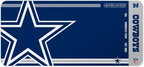 SOAR Alfombrilla para mouse de escritorio de oficina en casa con logotipo primario establecido oficial de la NFL, 35 x 16 pulgadas (Dallas Cowboys)