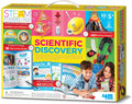 4M Kit de descubrimiento científico para niños de 8 a 12 años – Más de 50 experimentos STEM en física, química, magnetismo y ciencia de burbujas, construye un reloj de limón, volcán, corredor