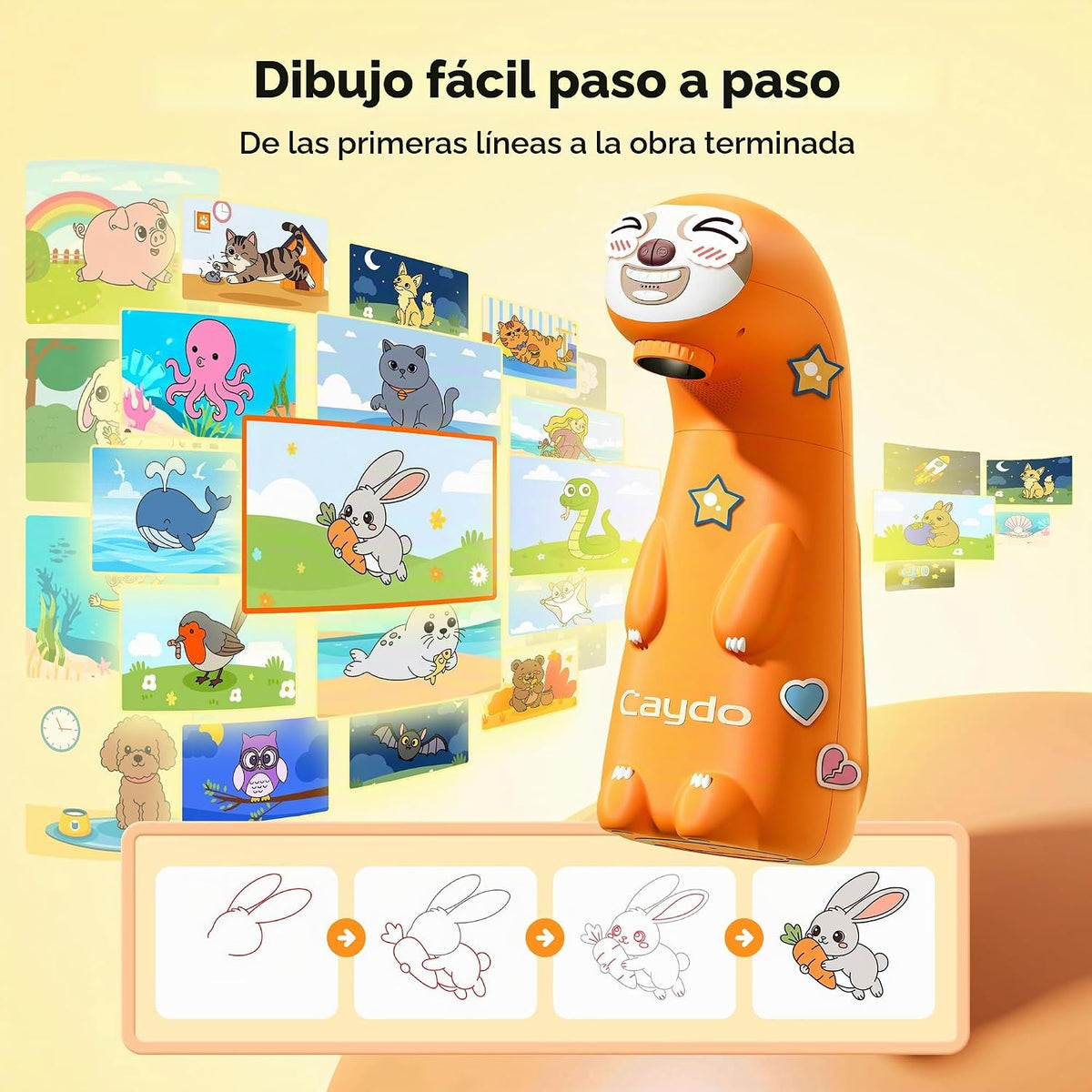 Caydo Proyector de dibujo T3 Joy AI, regalo de Navidad para niños a partir
