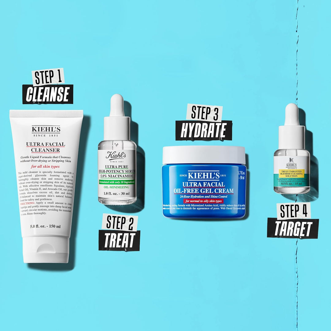 Kiehl's Ultra Facial - Hidratante sin aceite en gel para piel g...