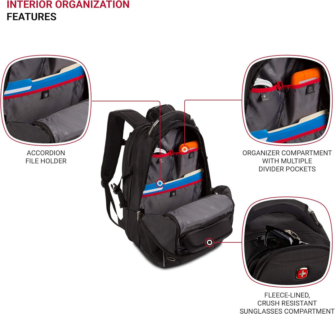 SwissGear Endure ScanSmart \u2013 Mochila para laptop con tecnologí...
