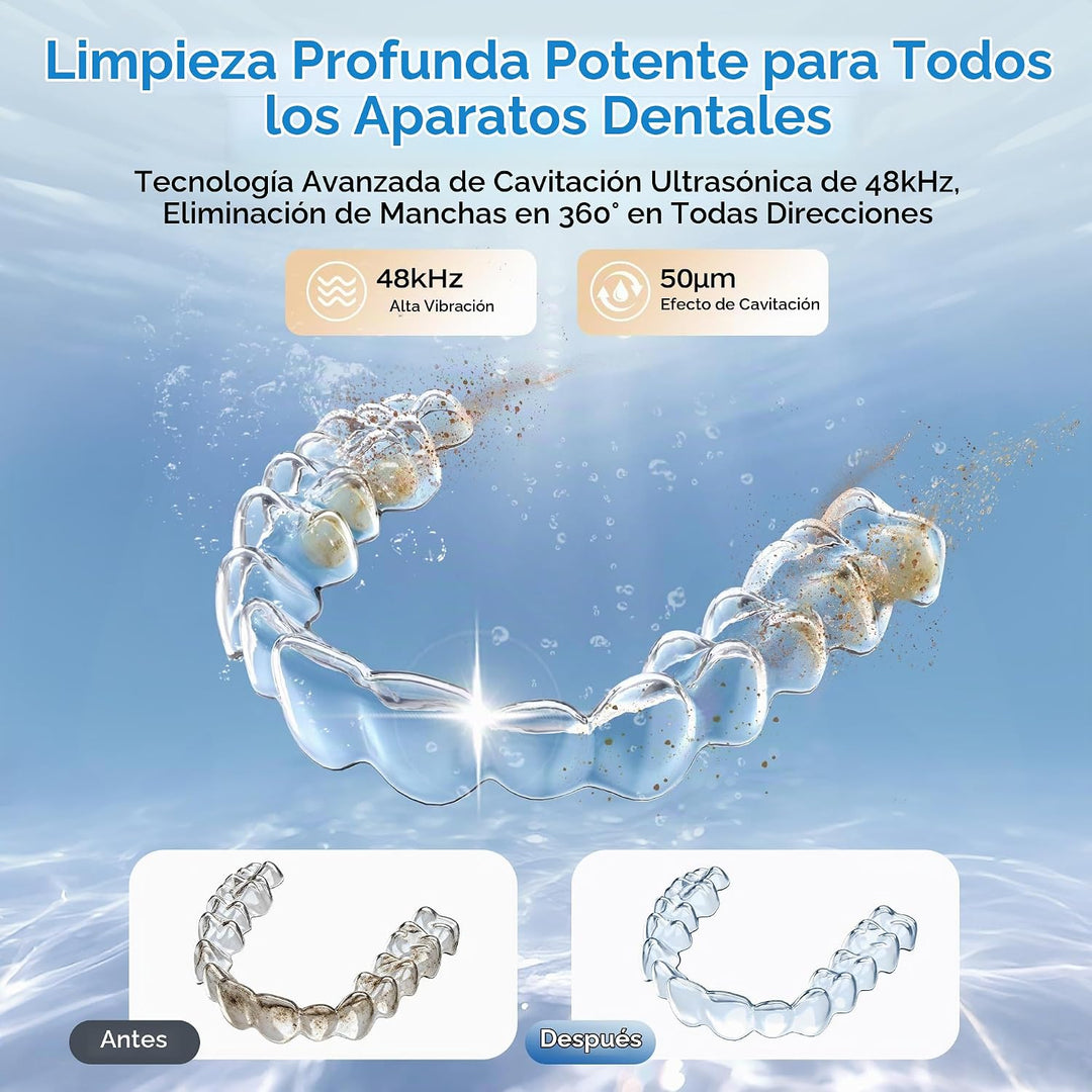Máquina limpiadora de retenedores ultrasónica de 48 kHz, limpiador...