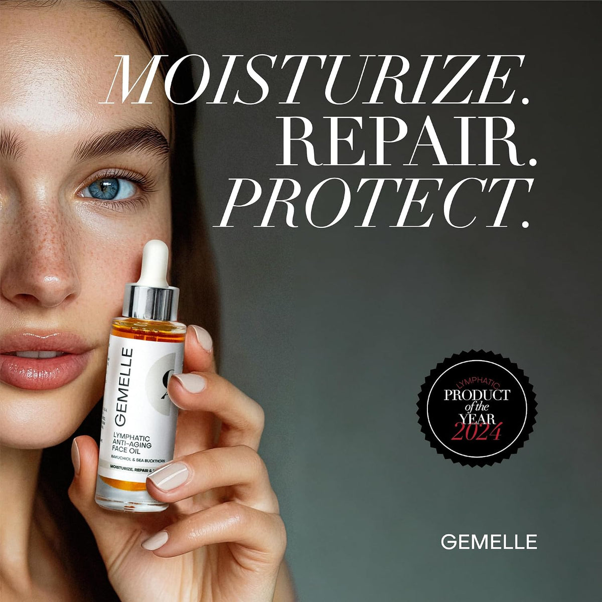 GEMELLE Aceite facial antienvejecimiento linfático | Ganador del pr...
