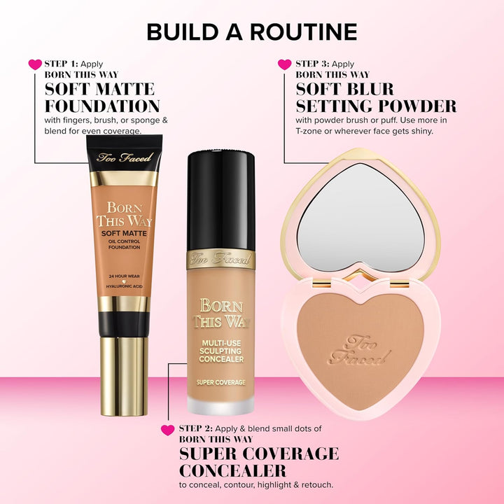 Too Faced Born This Way Super Coverage Multi-Use Concealer | Full C...