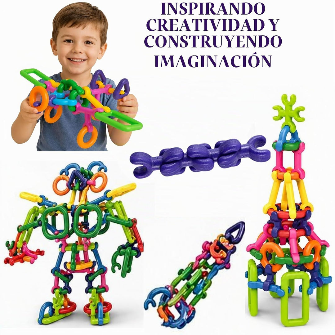 LAVIBI Click &amp; Create Builder Set (80 piezas) - Bloques de cons...