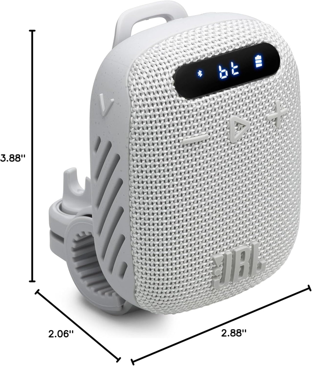 JBL Wind 3 FM Altavoz Bluetooth para manillar (gris)