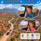 Aikmi Walkie Talkies en video para niños, juguete de camping para regalo de