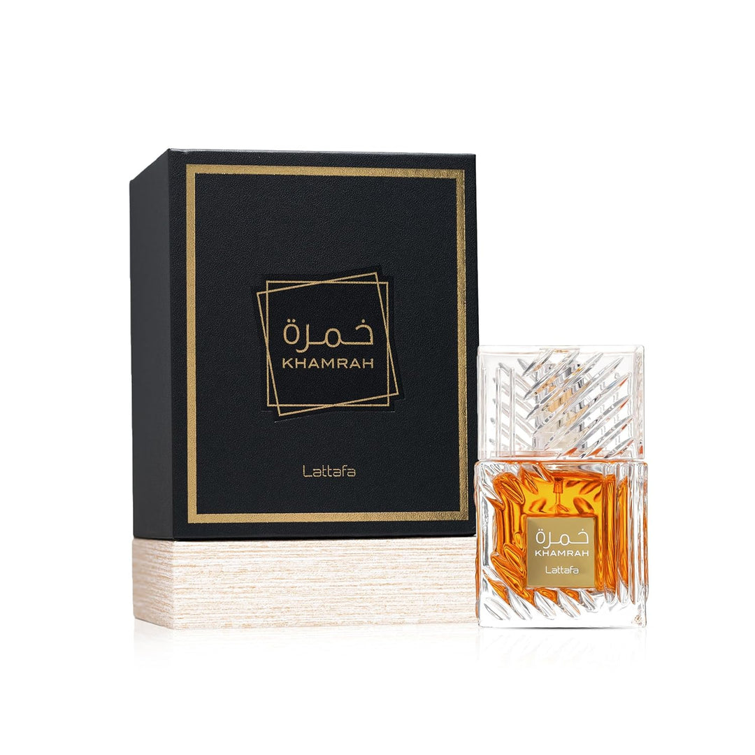 Lattafa Khamrah - Vainilla, picante cálido, ámbar, canela - Perfume...