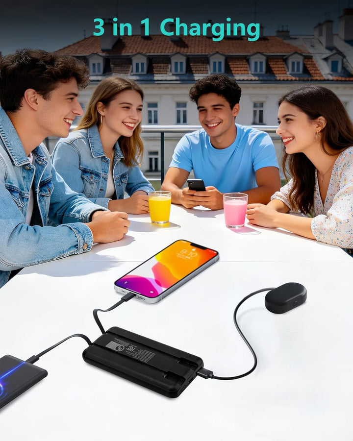 Miady [Listado UL] Paquete de 2 cargadores portátiles, 10000 mAh Sl...