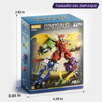 4 en 1 Dino Mecha Kit, robot transformador de juguete de regalo para niños de 8 años en adelante, 904 unidades