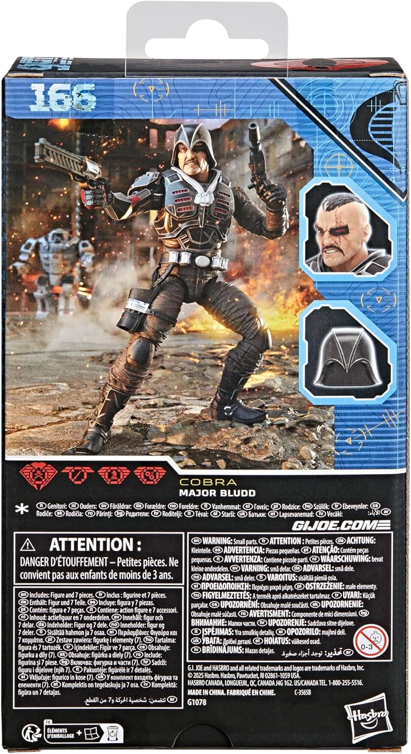 GI Joe Classified Series #166 Major Bludd Figura de acción