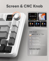 RedThunder Teclado mecánico inalámbrico K75 Pro para juegos, pantal...