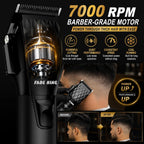 FADEKING Cortadora de pelo profesional para hombres, kit de recortadora y