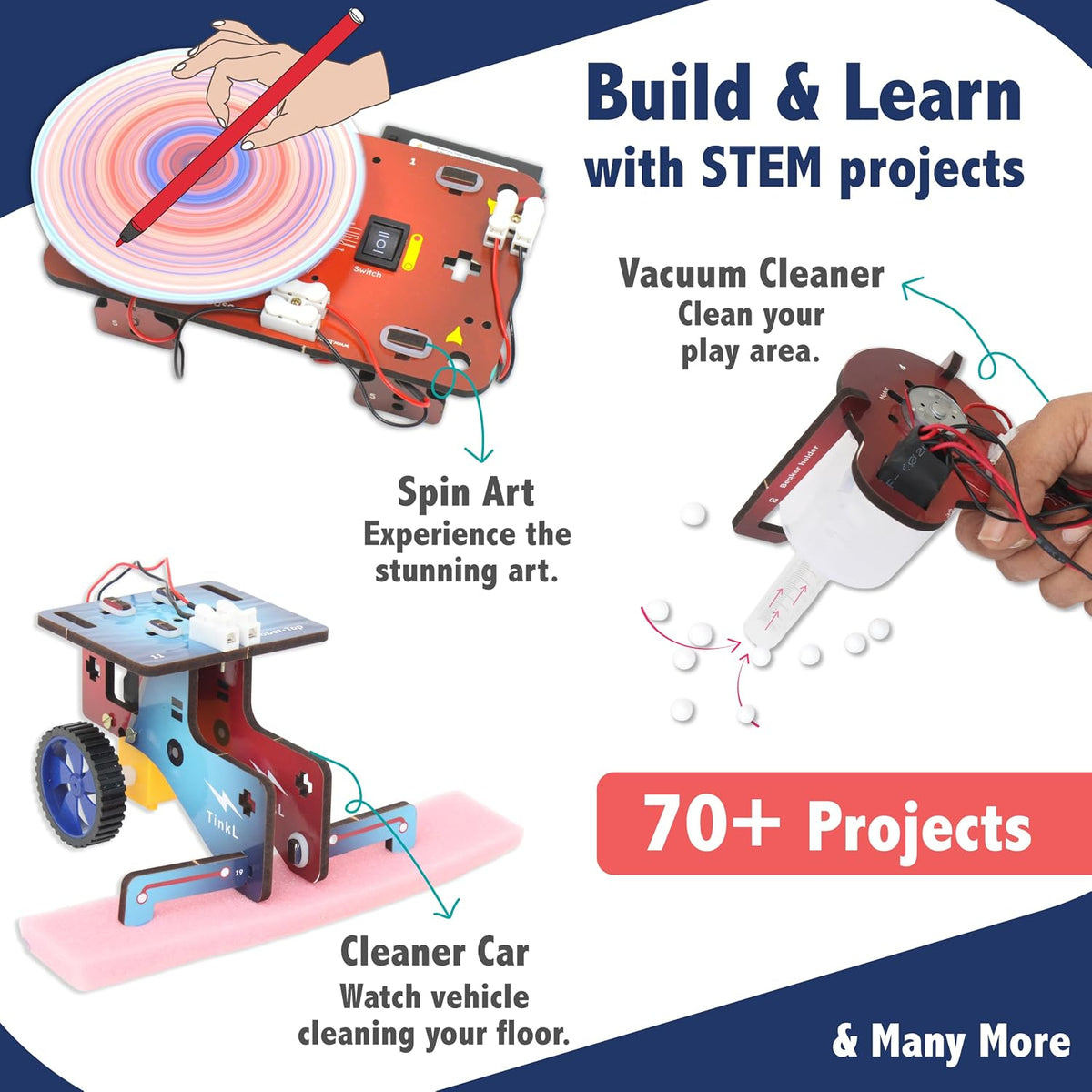 Butterfly EduFields - Kit de proyectos robóticos STEM para niños de 8-10-12-14 años