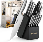 Juego de cuchillos de cocina, cuchillos de cocina alemanes de acero inoxidable