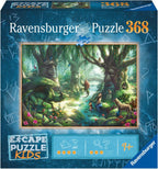 Ravensburger Escape Kids Puzzle - Whispering Woods - Rompecabezas de 368 piezas para niños - 12957 - Una experiencia de sala de escape en forma de rompecabezas