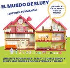 Bluey XL House Playset, luces interactivas, sonidos y pista de baile