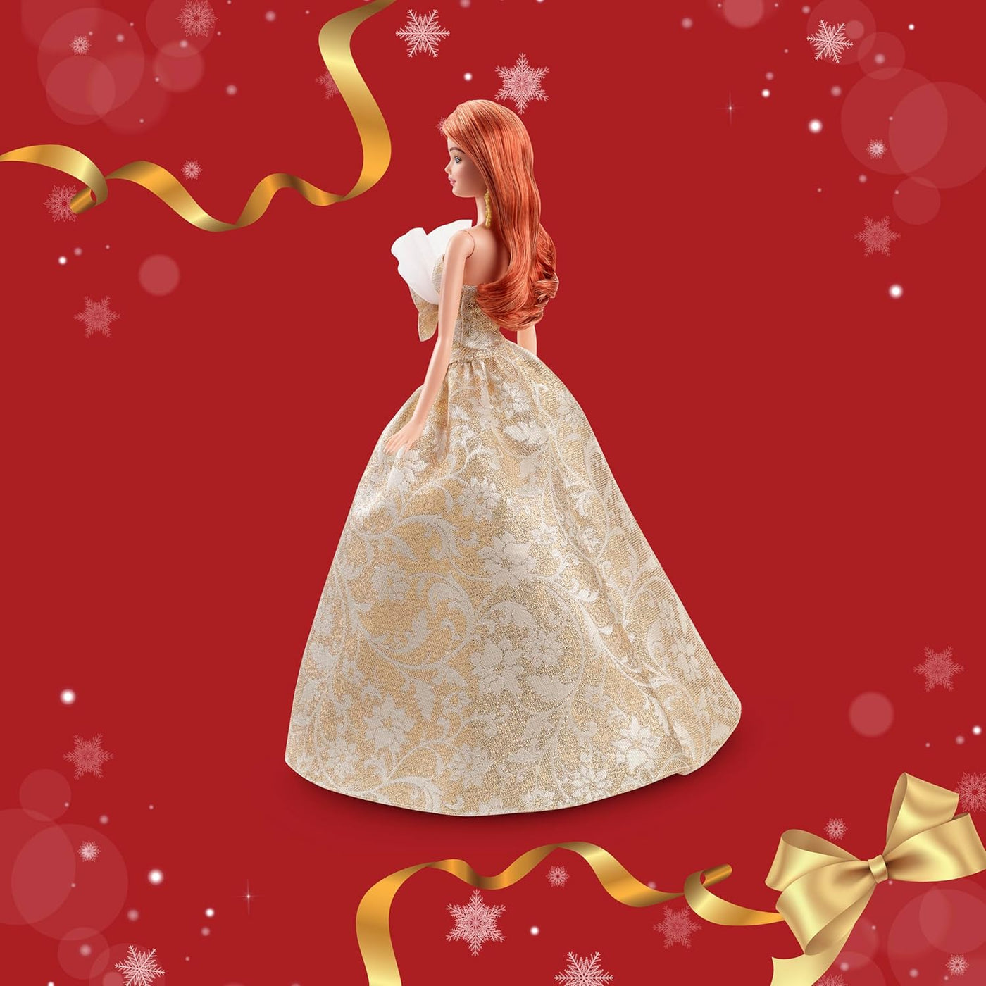 Muñeca de juego Barbie Holiday Barbie de cabello rojo