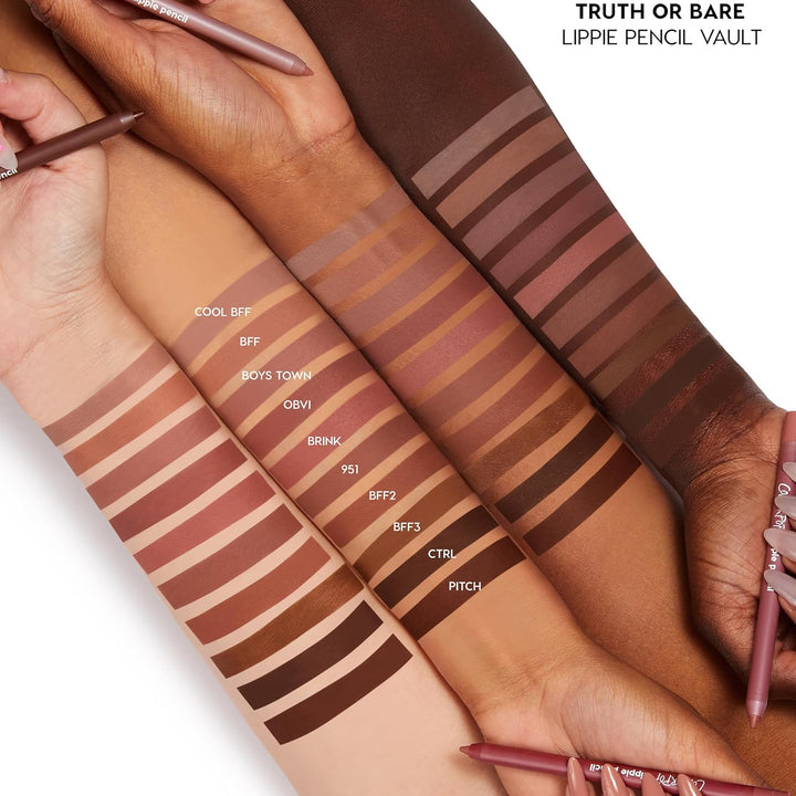 ColourPop Lippie Lip Pencil Vault - 10 delineadores de labios de al...