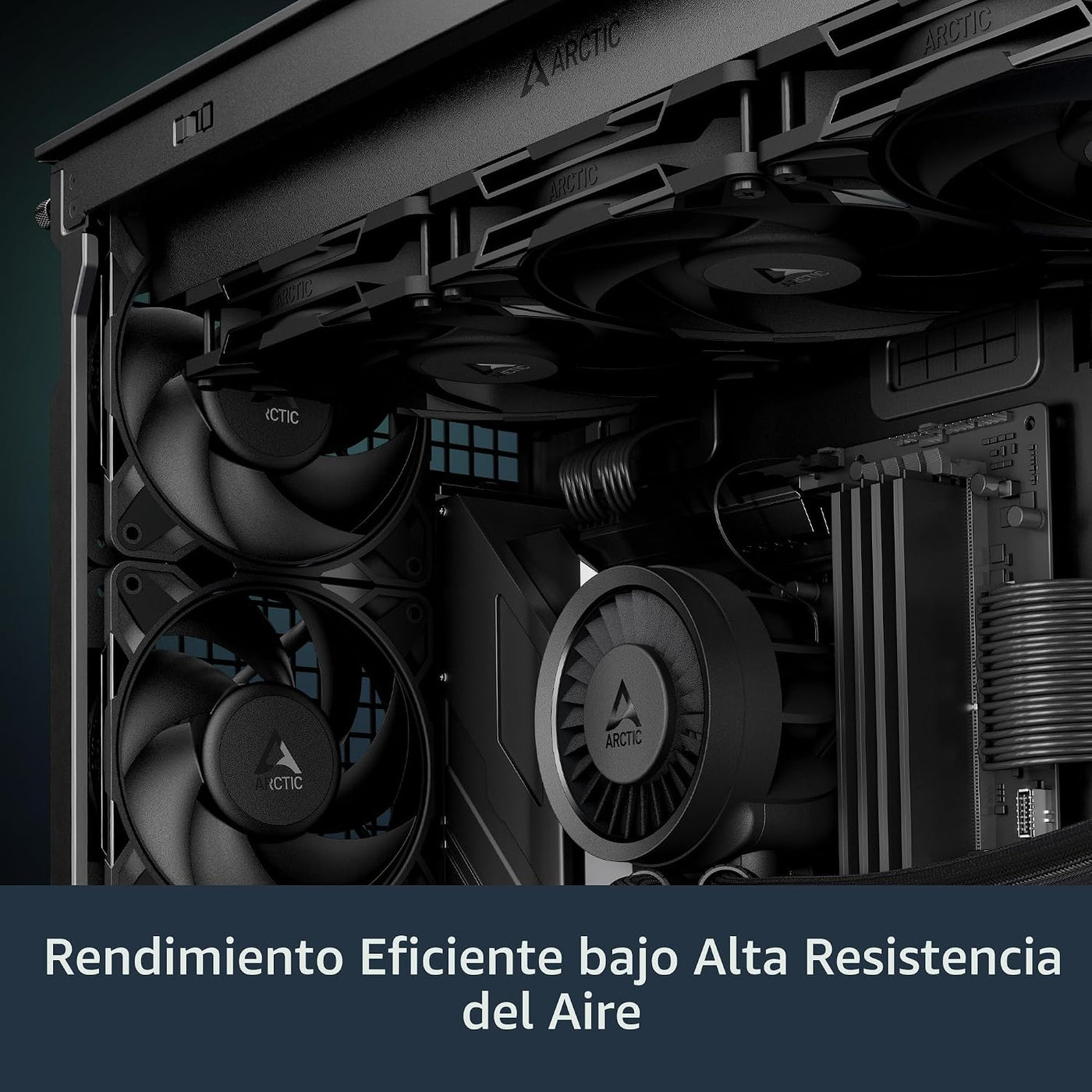 ARCTIC P14 Pro PST, Paquete de 5 - Potente Ventilador Premium, Vent...