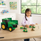 TOMY John Deere Tractor Toys - Juego económico y funda de transporte