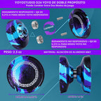 YOYOSTUDIO Yoyo profesional D24, truco de giro de dedo Yoyo para niños de 8