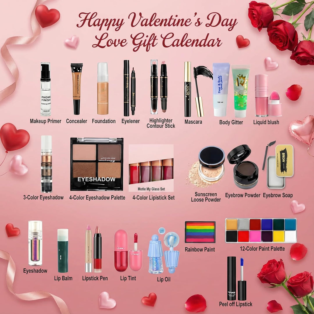 Kit de maquillaje todo en uno para mujer, set de regalo de 24 cosmé...