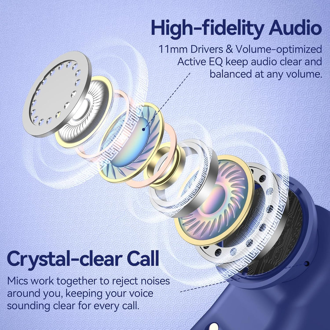 Auriculares inalámbricos con cancelación activa de ruido, auricular...
