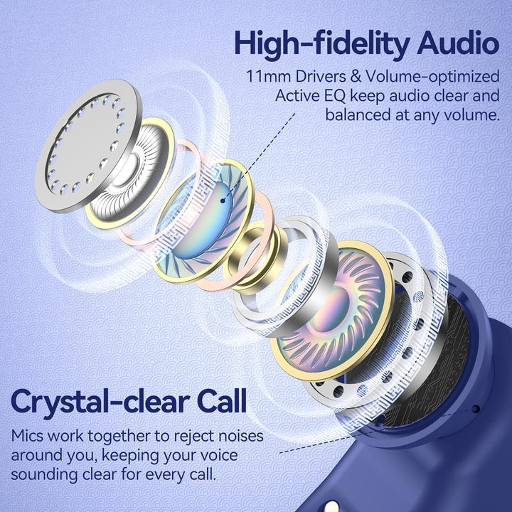 Auriculares inalámbricos con cancelación activa de ruido, auricular...