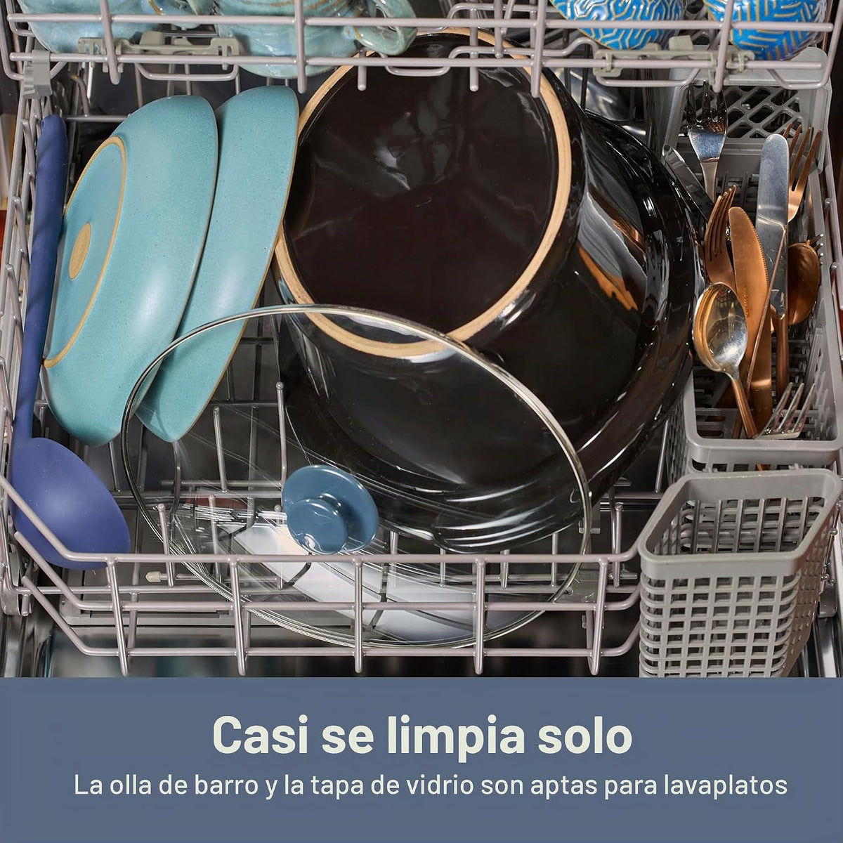 Hamilton Beach Olla de cocción lenta de 6 cuartos de galón con asas