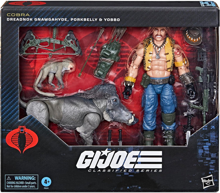 G.I. Joe Classified Series #125, Dreadnok Gnawgahyde and Pets Porkb...