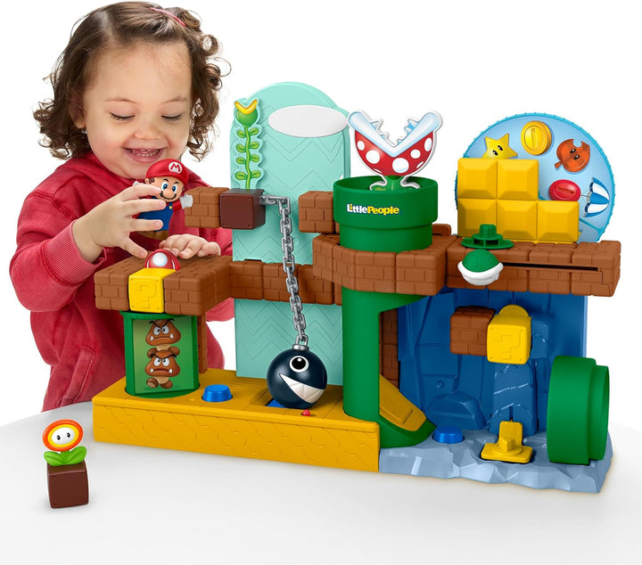 Fisher-Price Little People Toddler Toy My Mario Adventure