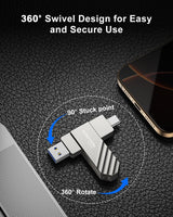 KOOTION Unidad flash USB 3.2 de 512 GB, velocidad de lectura de has...