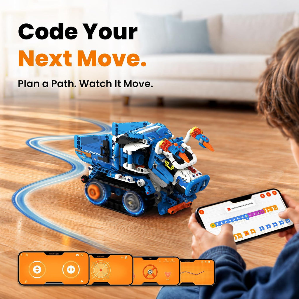 Sillbird Kit de robot de construcción con control remoto, regalos STEM para