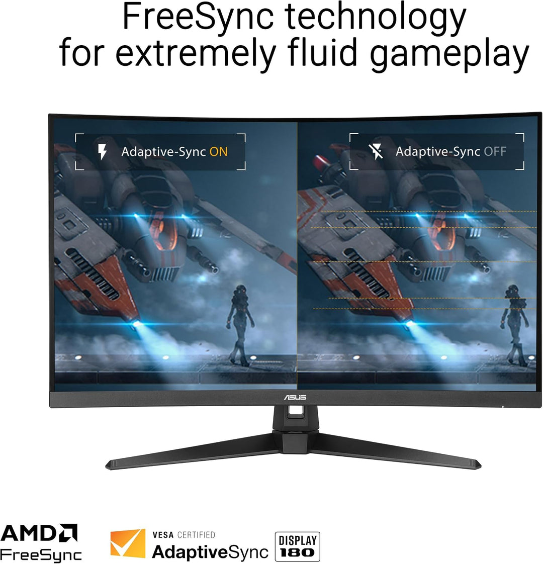 ASUS TUF Gaming VG32WQ3B - Monitor curvo para juegos de 31.5\u201D...