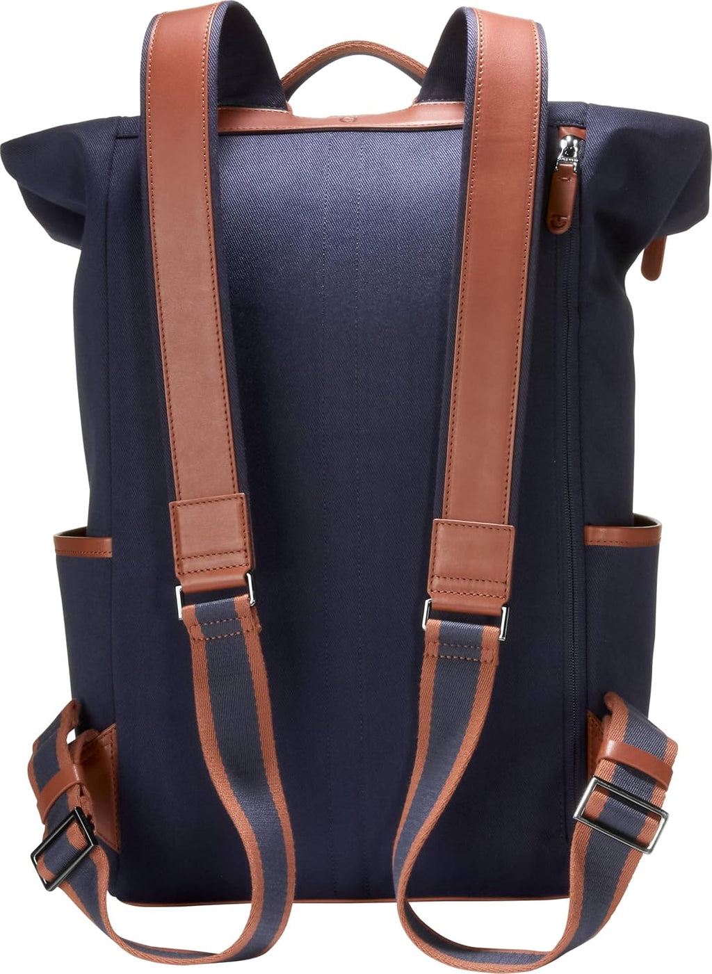 Cole Haan Mochila Judson de sarga cepillada para hombre, luna de medianoche/bronceado británico nuevo