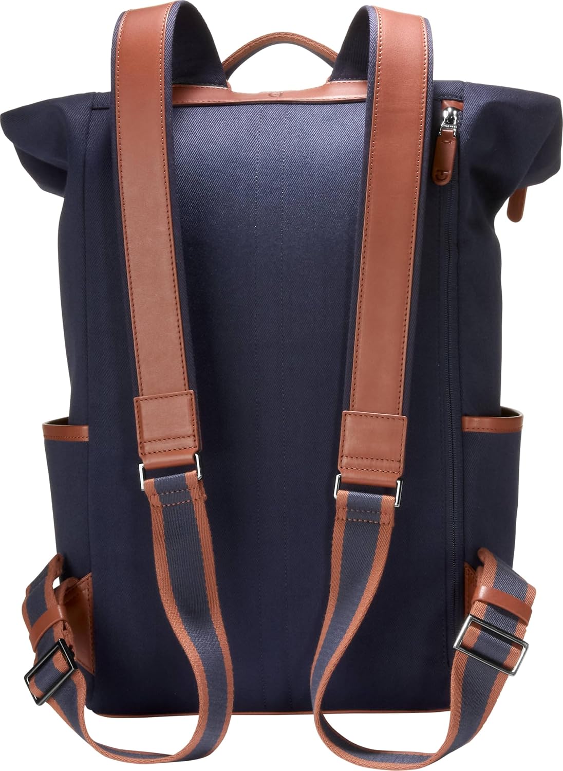 Cole Haan Mochila Judson de sarga cepillada para hombre, luna de medianoche/bronceado británico nuevo