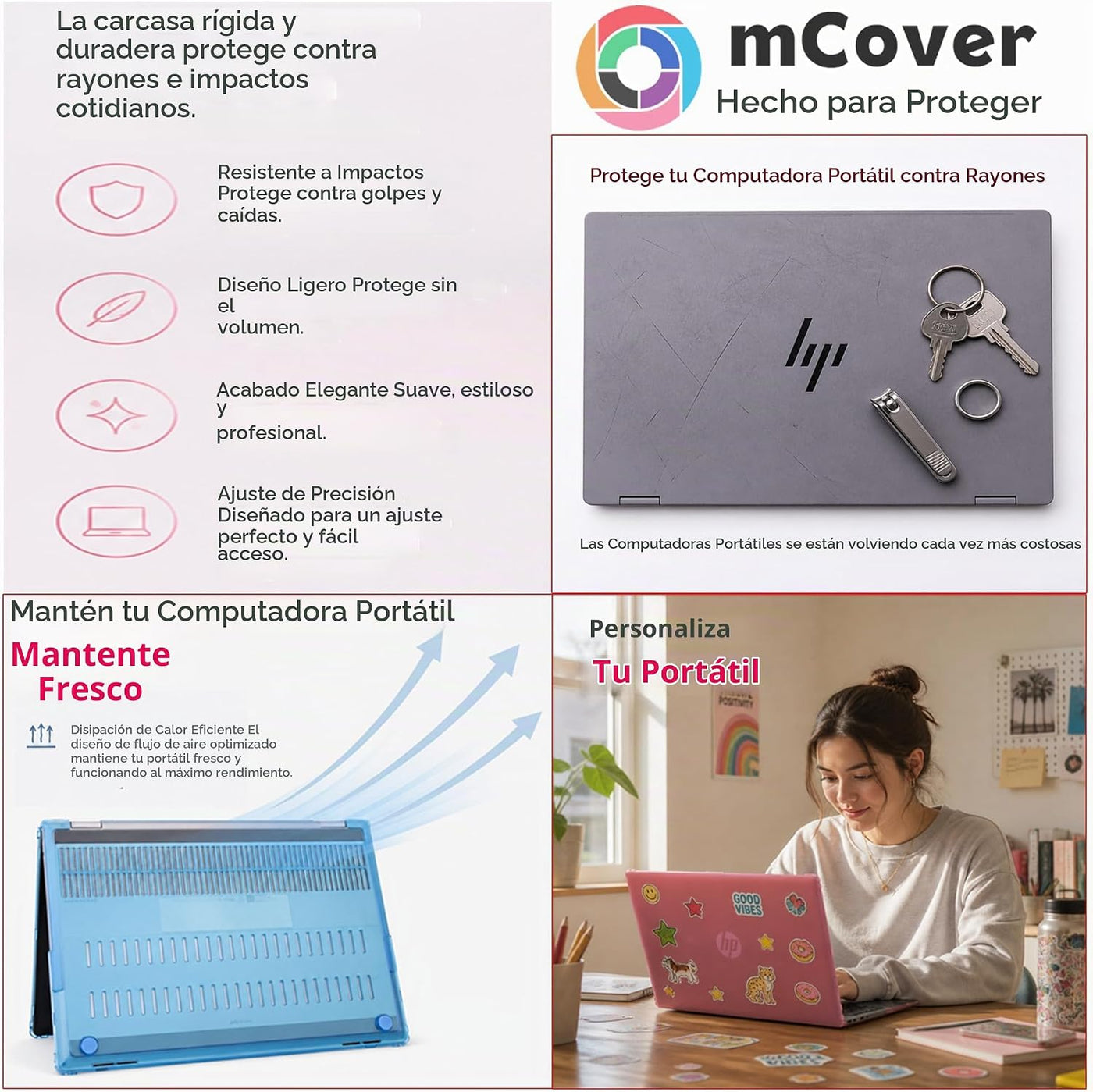 Funda mCover Solo Compatible con Laptop Windows HP Elite x360 1040...