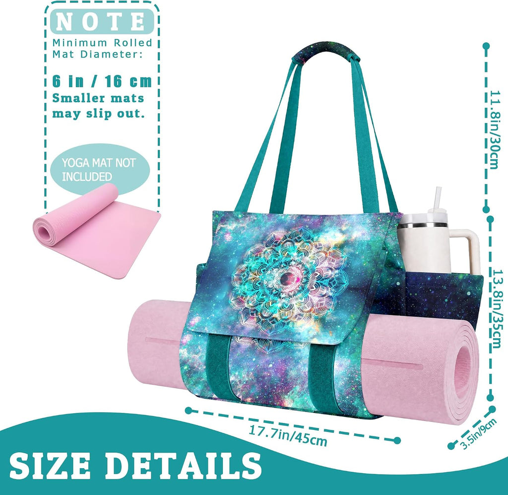 Bolsa para esterilla de yoga, bolsas de gimnasio para mujeres y