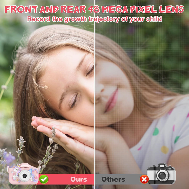 Contixo KC3A - Cámara digital para niños, cámara infantil de 1080P...