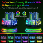 Feirsh Batería Recargable para Xbox con Cargador, 4x5800mWh Baterías Recargables para Controlador Xbox para Xbox One Series X|S, One S/X, Incluye Estuches y Almacenamiento para Xbox One