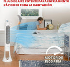 Honeywell QuietSet HYF260 - Ventilador oscilante de torre para toda...