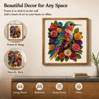 Rompecabezas de madera para adultos, rompecabezas florales de colibrí para adultos, 200 piezas, rompecabezas de madera únicos en forma de animal, divertido rompecabezas desafiante, regalo