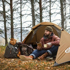 Tienda de campaña para 1 persona para acampar, senderismo, caza de montaña, tiendas de mochilero, resistencia a las 4 estaciones a prueba de viento a prueba de lluvia e impermeable