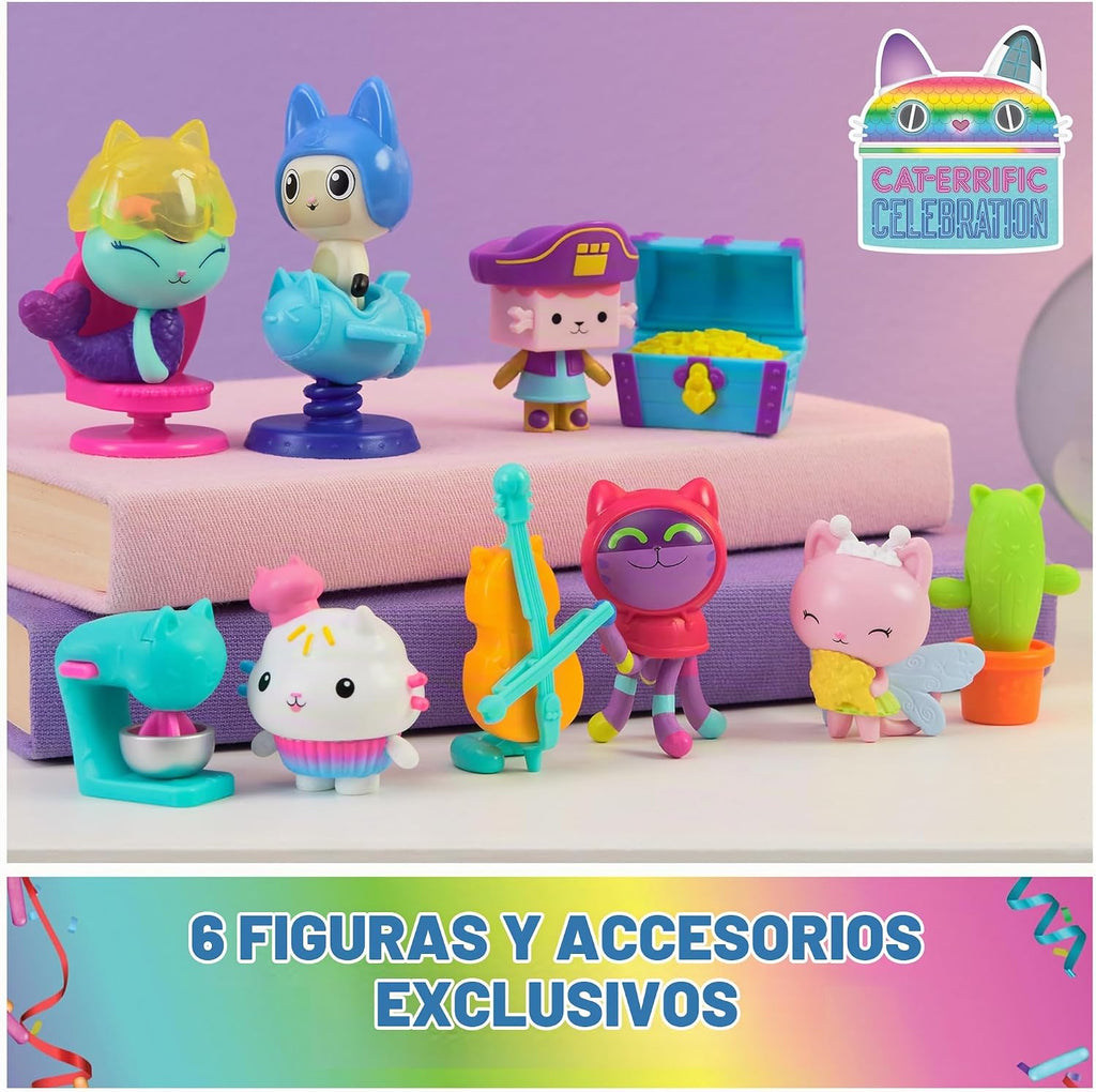 Gabby's Dollhouse, 12-Piece Story Figures Gift Pack con Accessories
