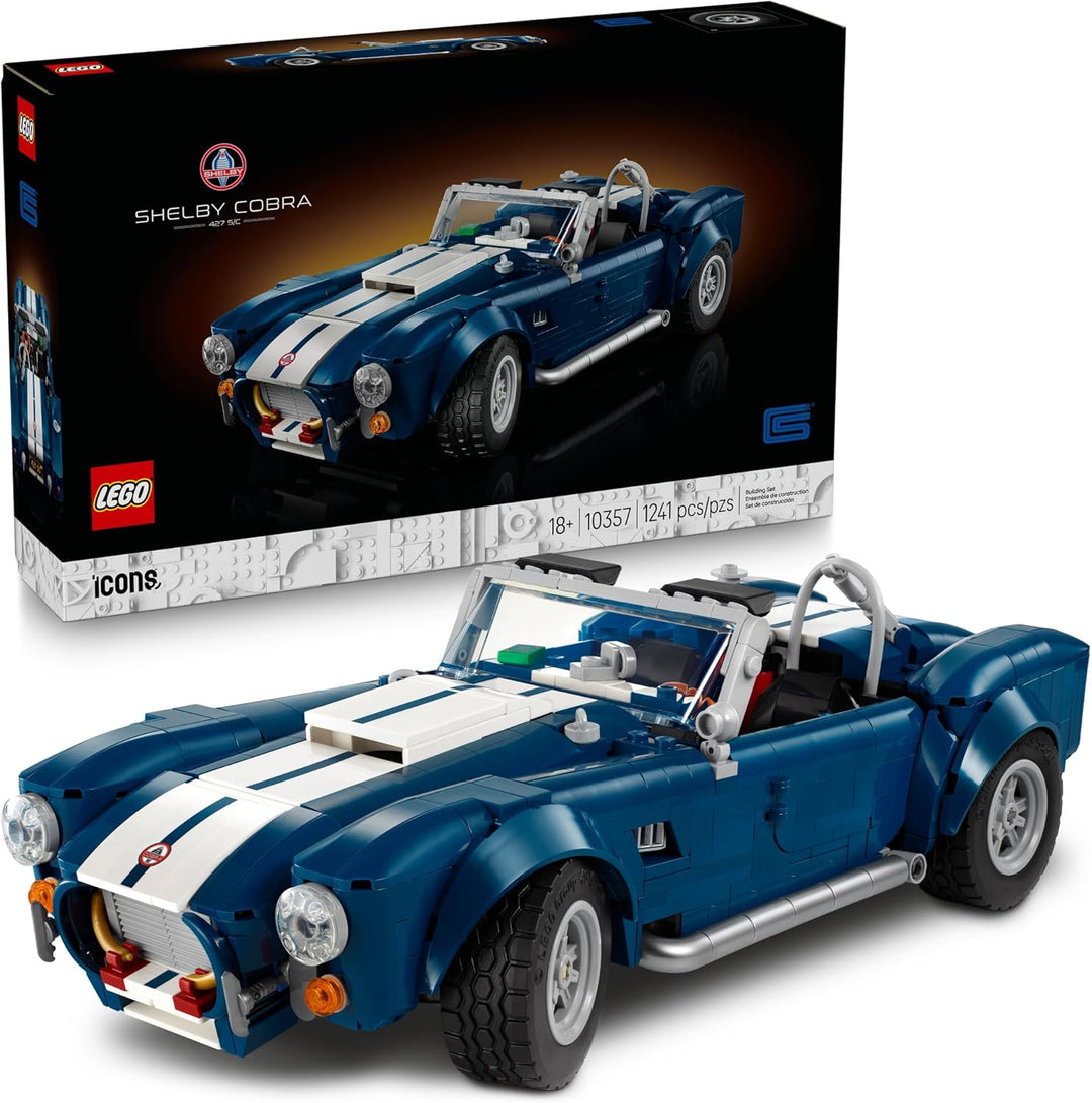 LEGO Icons Shelby Cobra 427 S\/C - Juego de construcción de automóv...