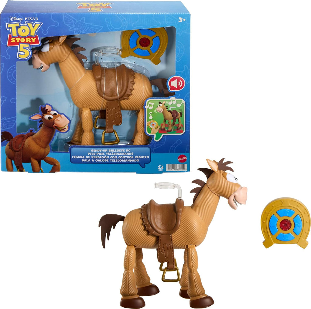 Mattel Disney y Pixar Toy Story 5 Giddy-Up Bullseye RC