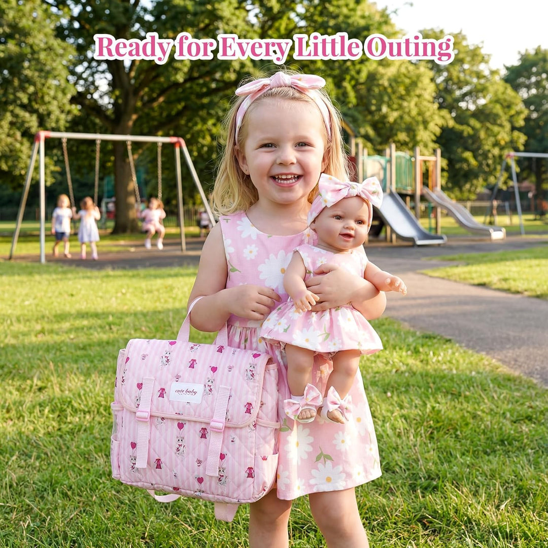 BABESIDE Juego de 14 accesorios para muñecas de bebé de 12 a 15 pul...