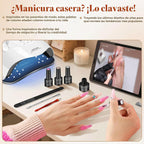 YALSYNY Juego de 60 esmaltes de uñas de gel, 55 colores con capa